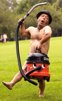 A naked short seller who is about to clean up