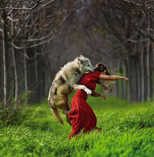 A girl is wined and dined by her lover.
