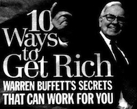 There’s lots of advice on how Warren Buffett got rich