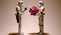 Star Wars gift giving