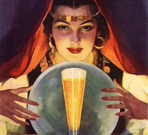 Illustration of a crystal ball as metaphor for using the Rule of 300 to gaze into your financial future.
