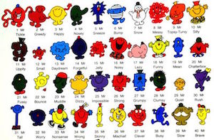 The Mr Men as an illustration of the variety of thematic ETFs