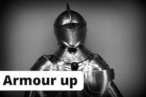 Image of suit armour as symbol of Section 75 protection